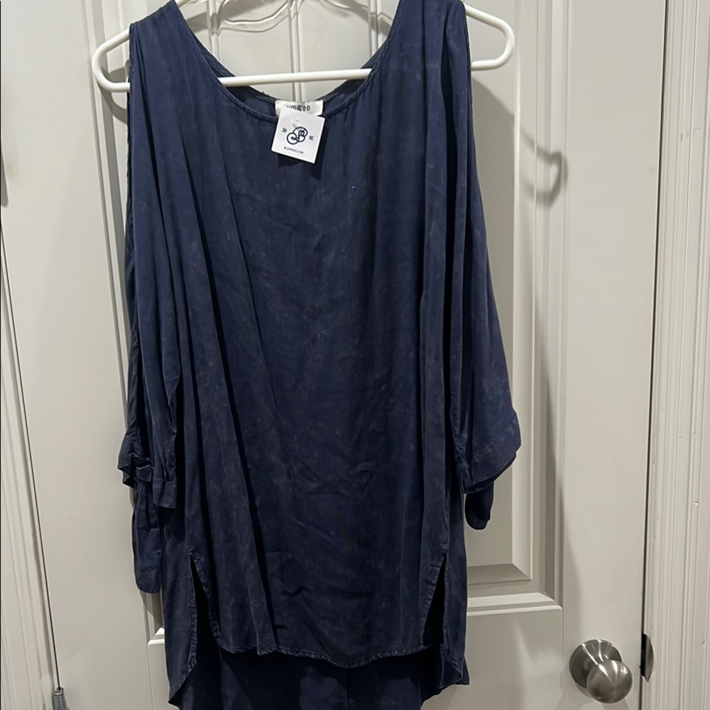 Flowy Navy Blue Top